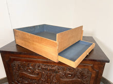Load image into Gallery viewer, A Richly Patinated “Boarded Chest” With Small Proportions Having Elizabethan Deep Hold Carving