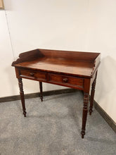 Load image into Gallery viewer, Antique Nineteenth Century Fine Quality Writing Table In Flame Mahogany