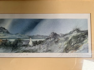 ‘Across to Iona’ Limited Edition Pencil Signed By The Artist Gillian McDonald