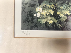 A Fabulous Painting By Judy Boyes “Underhelm Cottage Grasmere” Pencil Signed Lower Right