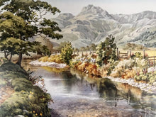 Load image into Gallery viewer, Judy Boyes “The Riverside Path” to Dungeon Ghyll Pencil Signed Lower Right
