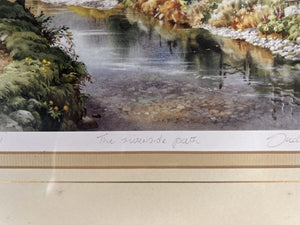 Judy Boyes “The Riverside Path” to Dungeon Ghyll Pencil Signed Lower Right