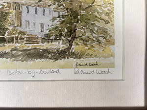Pencil Signed Painting “July Morning At Bolton By Bowland” By Richard Wood
