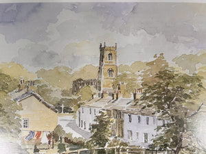 Pencil Signed Painting “July Morning At Bolton By Bowland” By Richard Wood