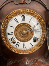 Load image into Gallery viewer, An Ansonia Twin Train Mantel Clock With A White Dial Chapter Ring