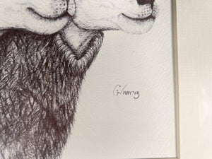 Embrace The Charm Of These Three Enchanting Sheep In Black And White