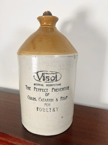 Vintage James Pearson Chesterfield Ltd Brampton Visol Disinfectant Jug