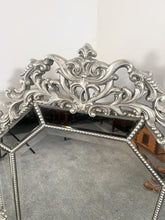 Load image into Gallery viewer, Classic French Style Venetian Mirror With Decorative Crest
