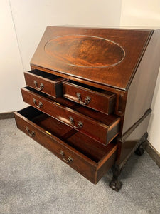 An Antique 20th Century Fine Quality Bureau In Mahogany
