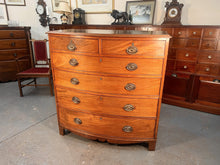 Load image into Gallery viewer, A late George III Mahogany Inlaid Bow Fronted Chest Circa 1800