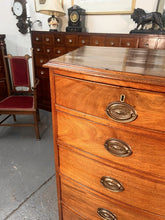 Load image into Gallery viewer, A late George III Mahogany Inlaid Bow Fronted Chest Circa 1800