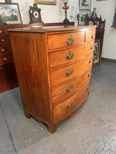 Load image into Gallery viewer, A late George III Mahogany Inlaid Bow Fronted Chest Circa 1800
