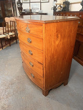 Load image into Gallery viewer, A late George III Mahogany Inlaid Bow Fronted Chest Circa 1800