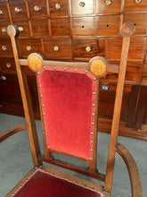 Load image into Gallery viewer, A Rare William Lethaby Mahogany Chair A Wonderful Example Of Arts &amp; Crafts Design