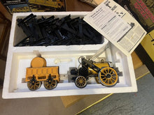 Load image into Gallery viewer, Boxed Hornby Stephenson's Rocket 3 1/2” Gauge Live Steam With Carriage