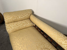 Load image into Gallery viewer, Antique Edwardian Mahogany Rail-Back Chaise Longue (Circa 1901–1910)
