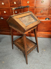 Load image into Gallery viewer, Sheraton Style Glazed Sewing Table – Circa 1890