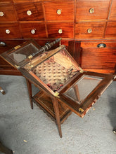 Load image into Gallery viewer, Sheraton Style Glazed Sewing Table – Circa 1890