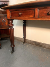 Load image into Gallery viewer, Graceful And Elegant Antique English Writing Desk/Hall Table C1840