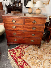 Load image into Gallery viewer, Antique Edwardian Flame Mahogany Chest of Drawers – Exceptional Colour &amp; Quality