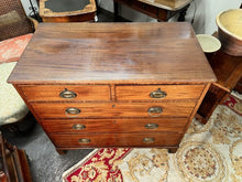 Load image into Gallery viewer, Antique Edwardian Flame Mahogany Chest of Drawers – Exceptional Colour &amp; Quality