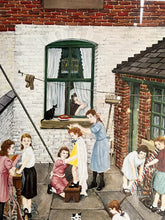 Load image into Gallery viewer, Tom Dodgson (1910–1991) Pencil Signed Original – "Back Yard Scene" With Studio Gallery Embossed Stamp
