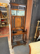 Load image into Gallery viewer, Stunning Victorian Carved Oak Hall Stand – C1880