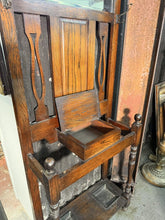 Load image into Gallery viewer, Stunning Victorian Carved Oak Hall Stand – C1880