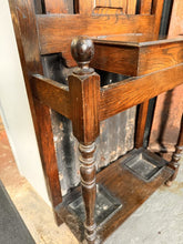 Load image into Gallery viewer, Stunning Victorian Carved Oak Hall Stand – C1880