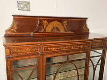 Load image into Gallery viewer, Superb Edwardian Inlaid Mahogany Display Cabinet by Allen &amp; Appleyard of Liverpool