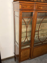 Load image into Gallery viewer, Superb Edwardian Inlaid Mahogany Display Cabinet by Allen &amp; Appleyard of Liverpool