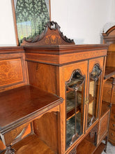 Load image into Gallery viewer, Outstanding Quality Antique Victorian Mahogany &amp; Satinwood Inlaid Display Cabinet – Circa 1880