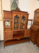 Load image into Gallery viewer, Outstanding Quality Antique Victorian Mahogany &amp; Satinwood Inlaid Display Cabinet – Circa 1880
