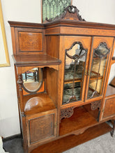Load image into Gallery viewer, Outstanding Quality Antique Victorian Mahogany &amp; Satinwood Inlaid Display Cabinet – Circa 1880