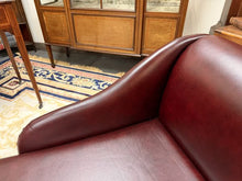 Load image into Gallery viewer, Chesterfield Chaise Lounge Day Bed – Oxblood Real Leather