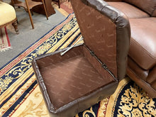 Load image into Gallery viewer, Thomas Lloyd Grand Chesterfield 2 Seater Sofa with Footstool – Brown Vintage Leather