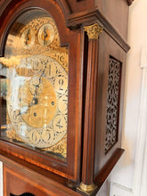 Load image into Gallery viewer, Exceptional Edwardian Musical Three-Train Longcase Clock