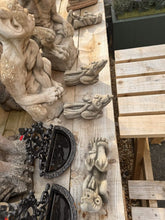 Load image into Gallery viewer, Selection of Sitting &amp; Wall-Hanging Gargoyle Stone Garden Ornaments