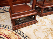 Load image into Gallery viewer, Stunning Pair of Late 19th Century Antique Hardwood Jardinière / Plant Stands