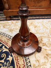 Load image into Gallery viewer, Antique Regency Fireside Pole Screen – English Rosewood Needlepoint Tapestry – c.1820