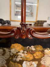 Load image into Gallery viewer, Antique Regency Fireside Pole Screen – English Rosewood Needlepoint Tapestry – c.1820