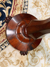 Load image into Gallery viewer, Antique Regency Fireside Pole Screen – English Rosewood Needlepoint Tapestry – c.1820