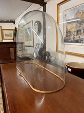 Load image into Gallery viewer, Huge 50cm Tall Antique Glass Clock - Taxidermy Dome – Victorian, Circa 1850