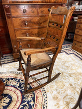 Load image into Gallery viewer, Charming 19th Century English Antique Ash Rocking Chair – Lancashire, Circa 1830