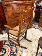 Load image into Gallery viewer, Charming 19th Century English Antique Ash Rocking Chair – Lancashire, Circa 1830