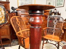 Load image into Gallery viewer, Tall Antique Display Pedestal, English Mahogany Torchiere / Plant Stand, Regency c.1820