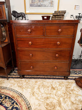 Load image into Gallery viewer, Victorian Antique Mahogany Chest of Drawers