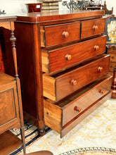Load image into Gallery viewer, Victorian Antique Mahogany Chest of Drawers