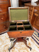 Load image into Gallery viewer, Regency Rosewood Teapoy – c.1820