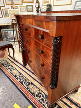 Load image into Gallery viewer, VERY RARE ANTIQUE VICTORIAN SCOTTISH CHEST OF SIX DRAWERS – CIRCA 1850